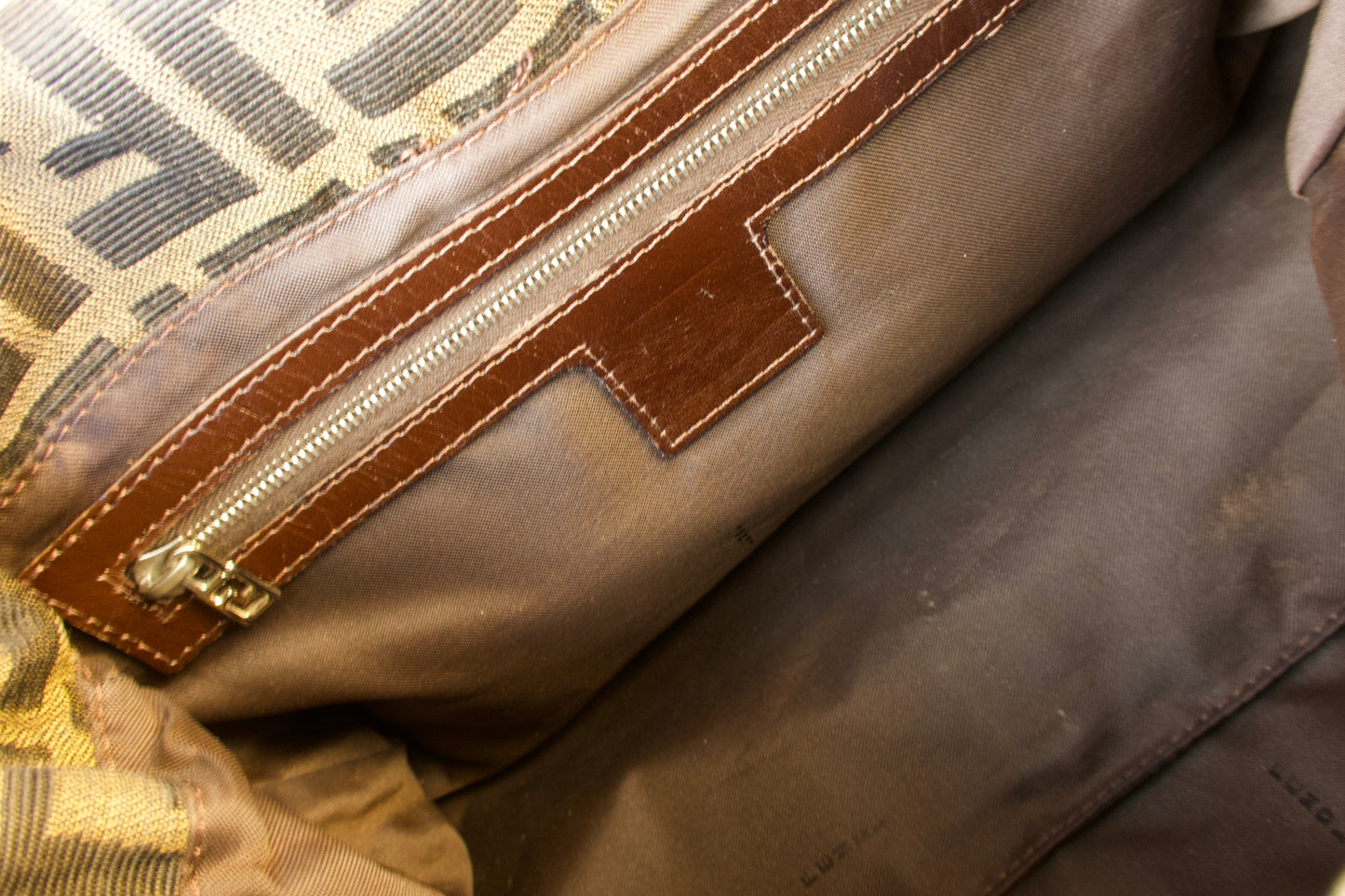 Fendi — Vintage Zucca FF Mamma Baguette