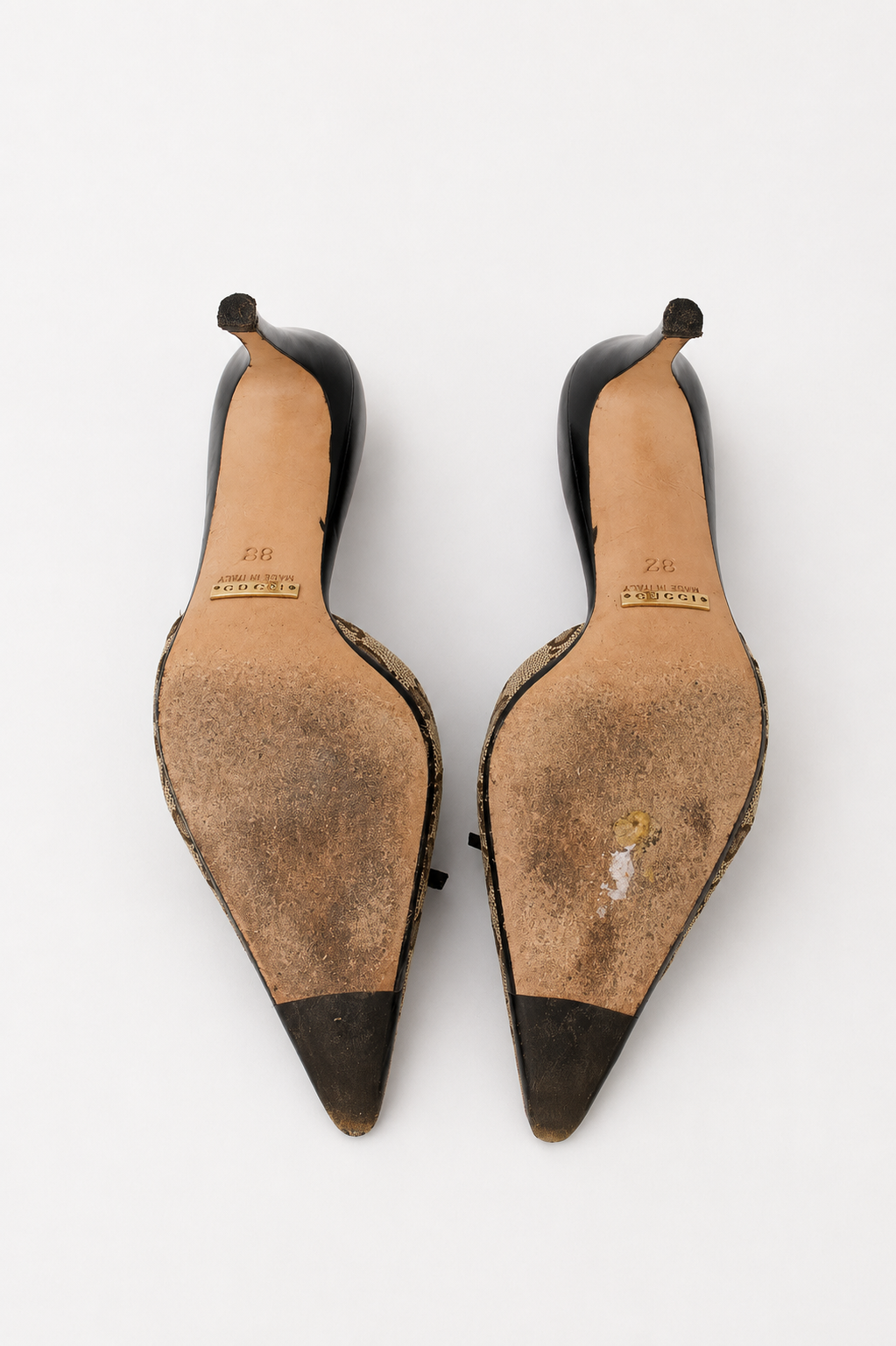 Gucci GG Canvas Bow Mule