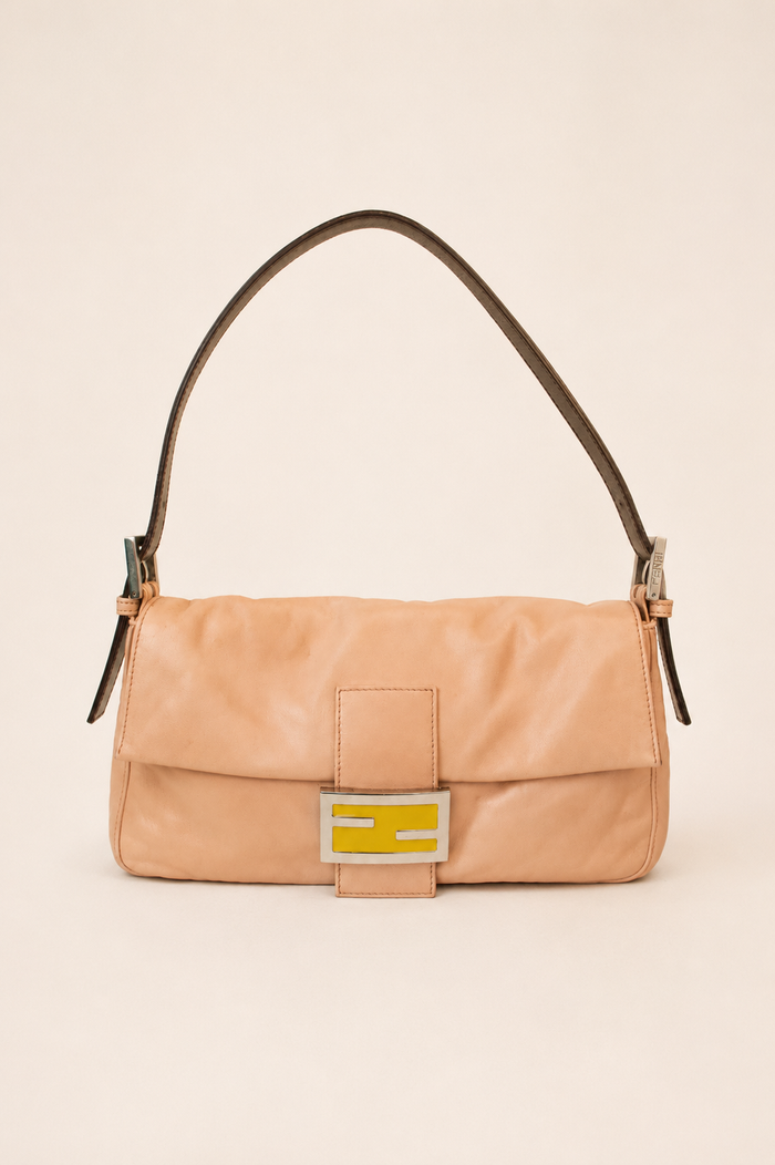 Fendi — Vintage Blush Leather Baguette