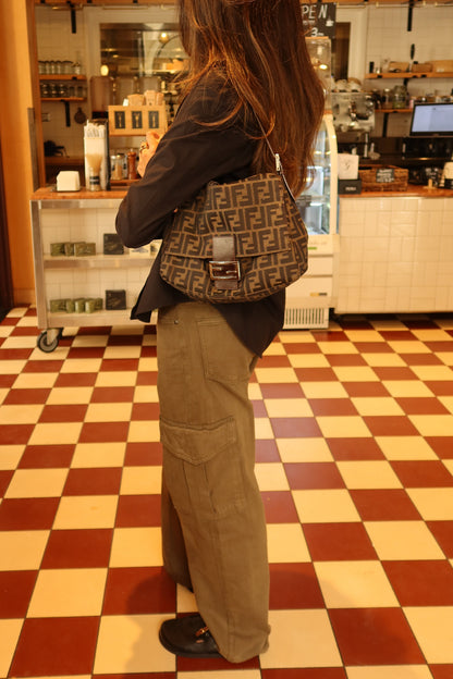 Fendi — Vintage Zucca FF Mamma Baguette