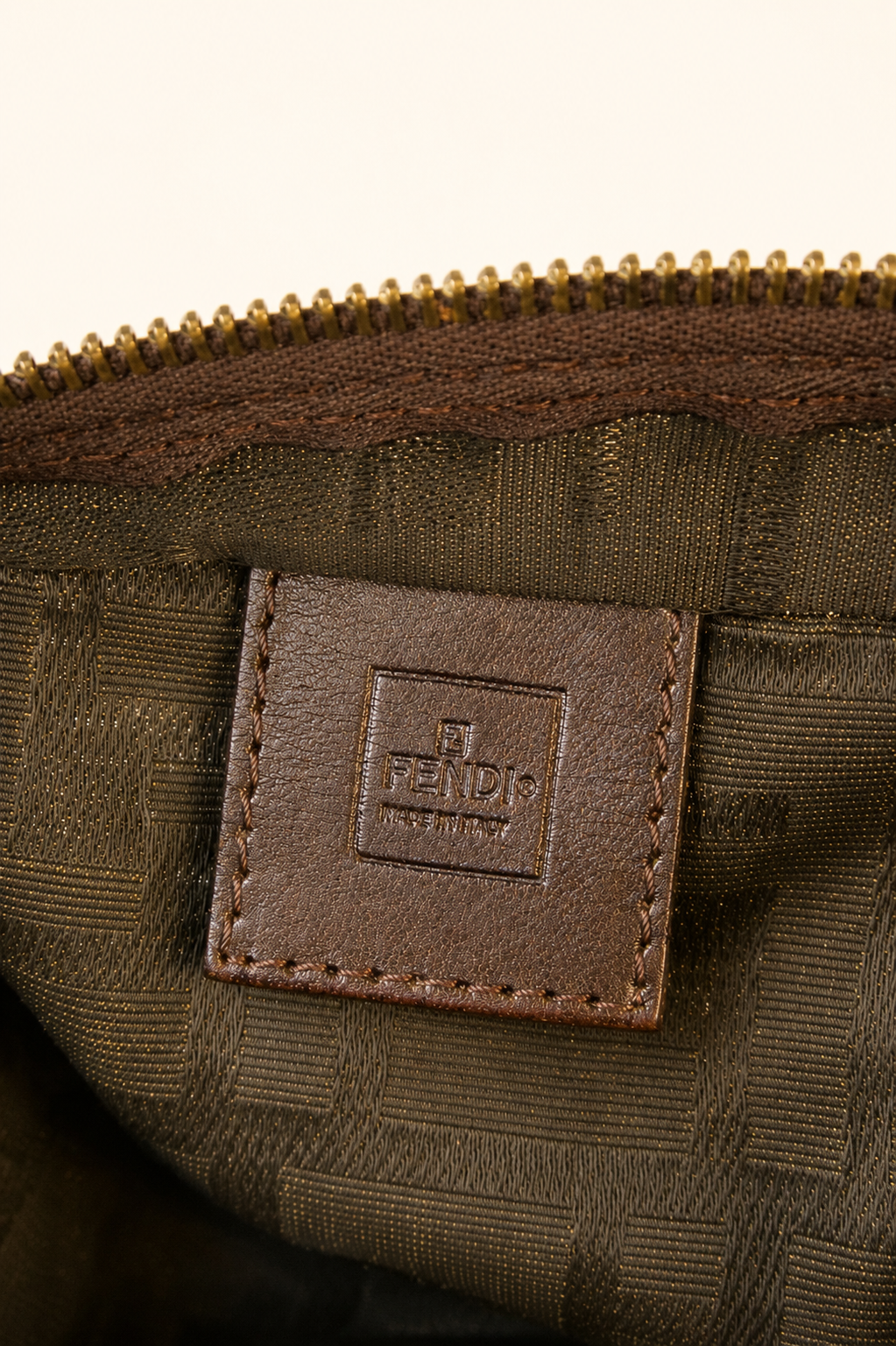 Fendi — Vintage Zucca FF Canvas Handbag