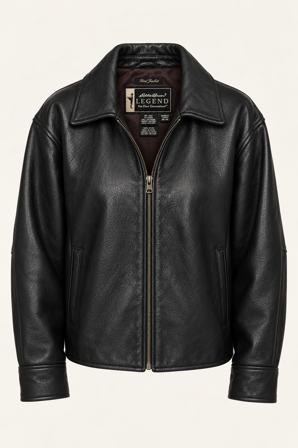 Vintage Oversized Leather Jacket