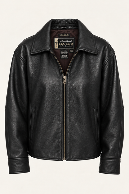 Vintage Oversized Leather Jacket