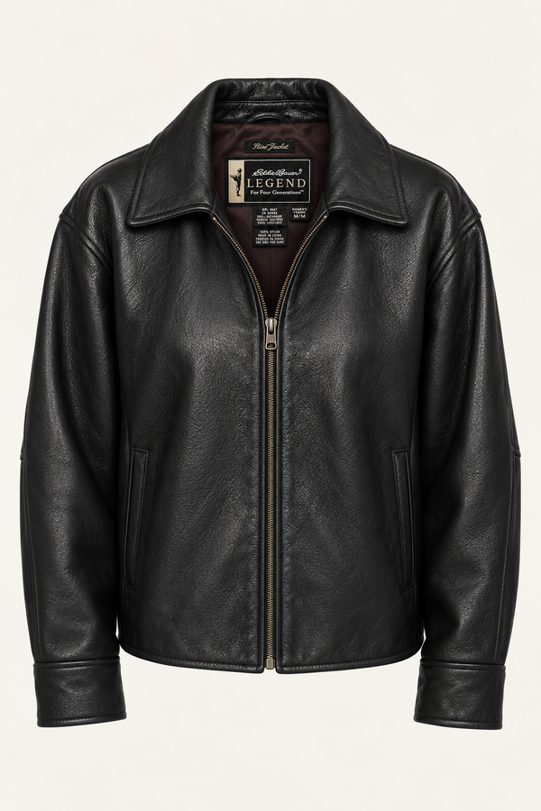 Vintage Oversized Leather Jacket