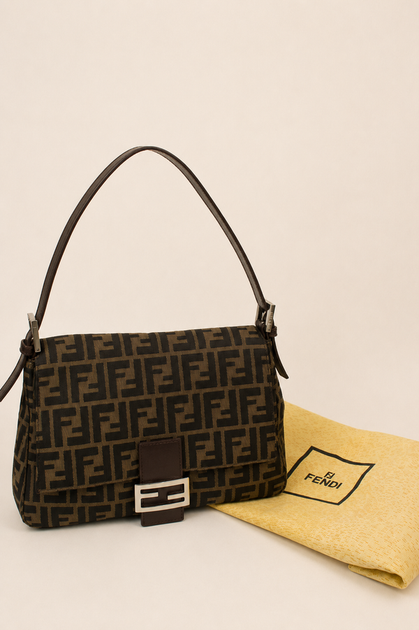 Fendi — Vintage Zucca FF Mamma Baguette