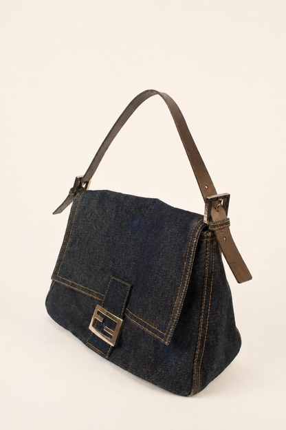 Fendi — Vintage Denim Mamma Baguette