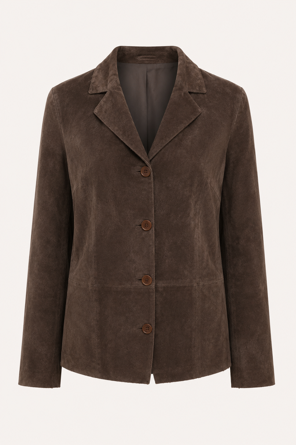 Vintage Brown Suede Blazer