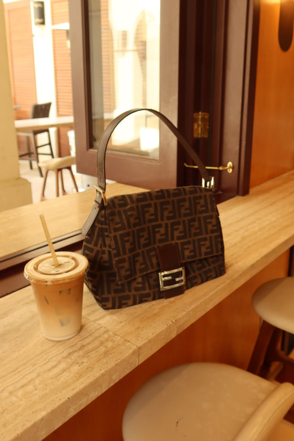 Fendi — Vintage Zucca FF Mamma Baguette