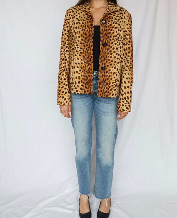 Leopard Print Jacket