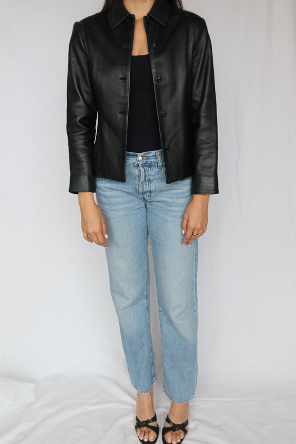 Leather Jacket with Zebra Interior