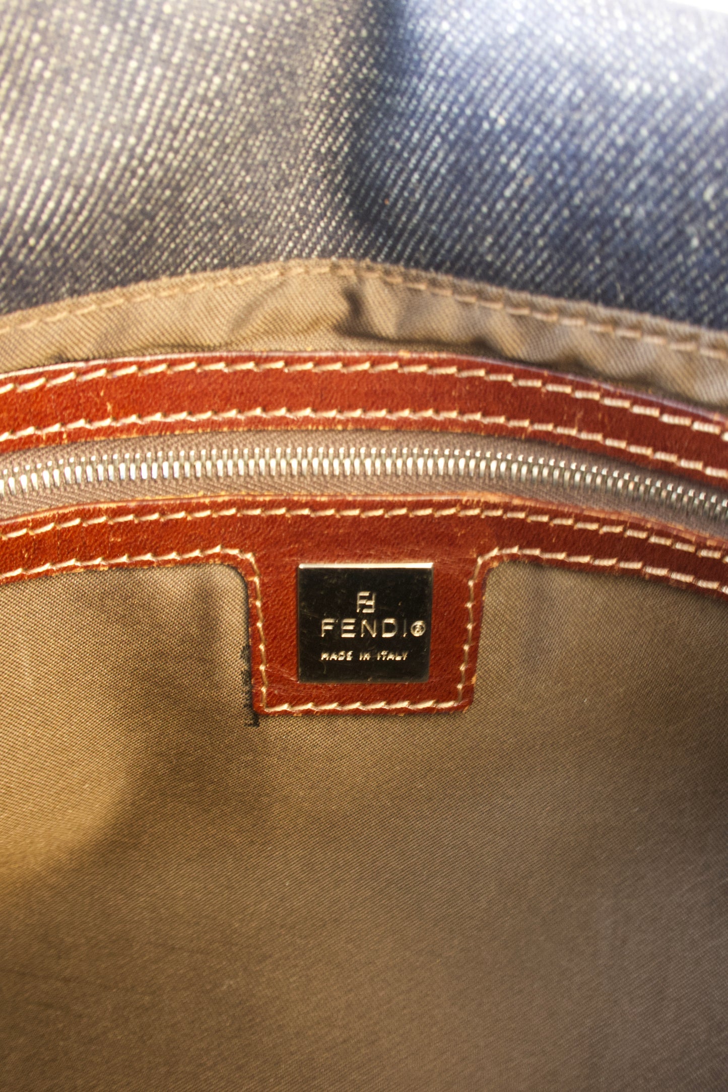 Fendi — Vintage Denim Mamma Baguette