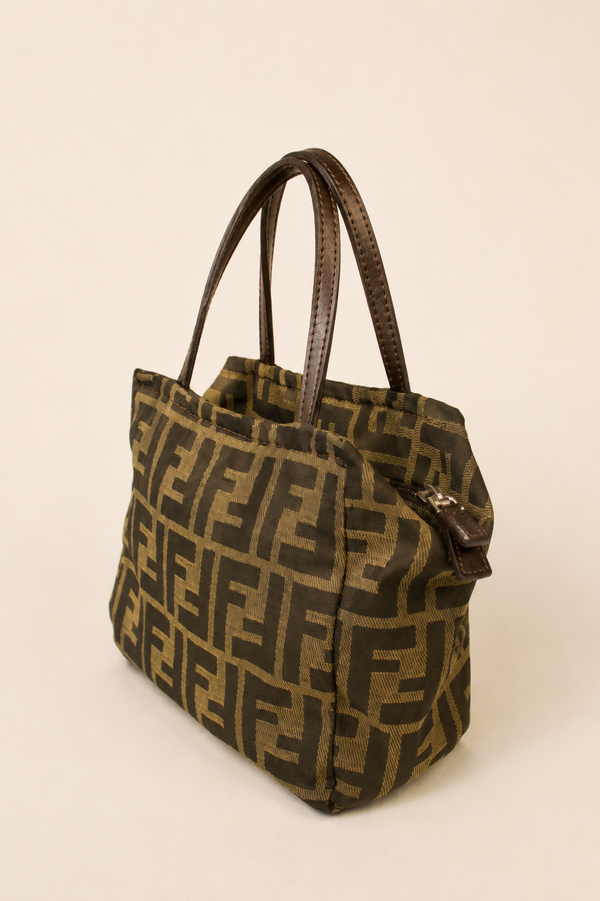 Fendi — Vintage Zucca FF Canvas Handbag