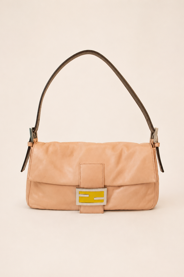 Fendi — Vintage Blush Leather Baguette