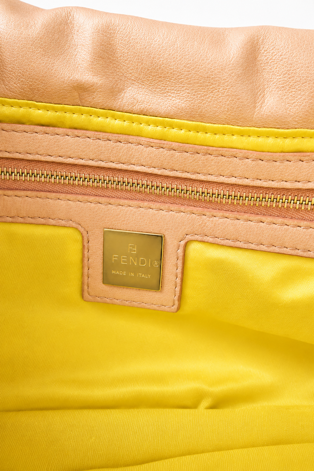 Fendi — Vintage Blush Leather Baguette