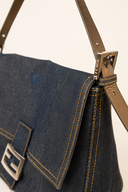 Fendi — Vintage Denim Mamma Baguette